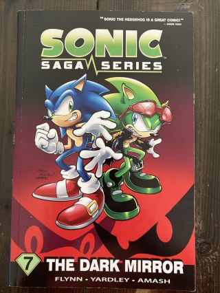 Sonic Saga Series Tpb Volume 7 The Dark Mirror Very Rare Oop Scourge