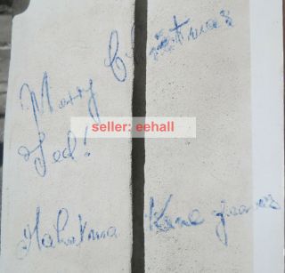Rare W.  C.  Fields Signature Autograph as Mahatma Kane Jeeves Actor Celebrity 2