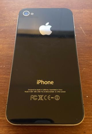Rare Ios 6 16gb Apple Iphone 4s | Black A1387 (cdma,  Gsm)