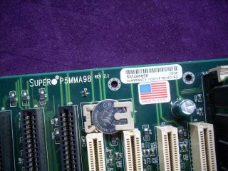 Very Rare P5mma98 (made In Usa) Socket 7 Atx Motherboard With Cpu And Ram