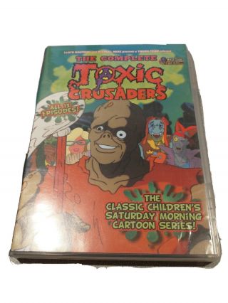The Complete Toxic Crusaders Series Dvd Troma Rare Oop - See Details