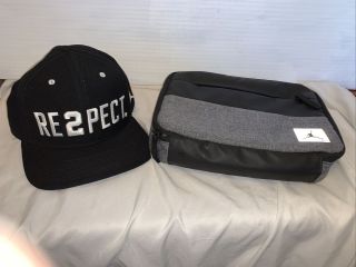 Nwt Nike Jordan Derek Jeter Re2pect Snapback Hat Cap Rare Also Mj Lunch Box