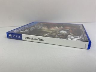 Attack on Titan 1 (Sony PlayStation 4,  2016) Complete Rare PS4 Game 3