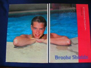 1980s Brooke Shields Japan 135 Clippings & 6 Posters Pretty Baby Very Rare