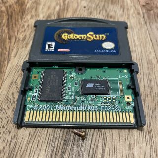 Golden Sun The Lost Age (game Boy Advance,  2003) Gba Authentic Rare