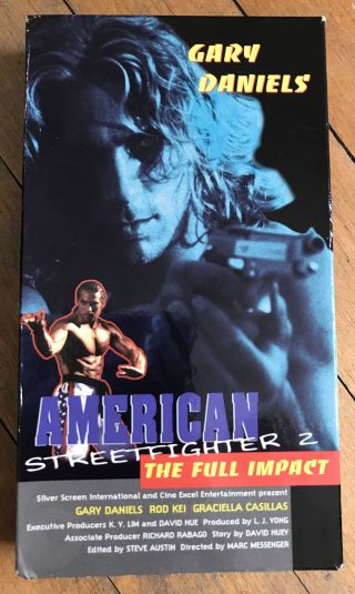 American Streetfighter 2 Vhs Rare Cult Martial Arts Action Horror Low Budget Htf