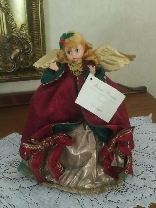 Rare Madame Alexander Yuletide Angel Tree Topper Doll