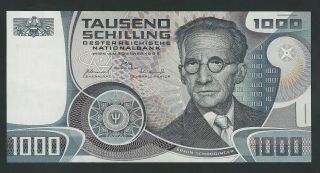 Austria Rare 1000 Schilling 1983 Unc