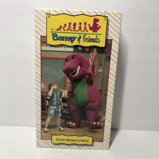 Barney & Friends: Doctor Barney Is Here (vhs,  1992) Time Life Video - Rare