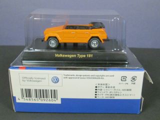 Very Rare Kyosho Orange 1973 Volkswagen Vw Thing 1:64 Die - Cast Type 181