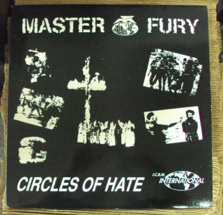 Master Fury Circles Of Hate Lp Oop Rare Late - 80 