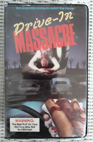 Drive - In Massacre Vhs Magnum Horror Rare