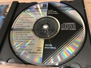 The Beatles Abbey Road Japan CD CP35 - 3016 Toshiba EMI Ultra Rare Black Triangle 2