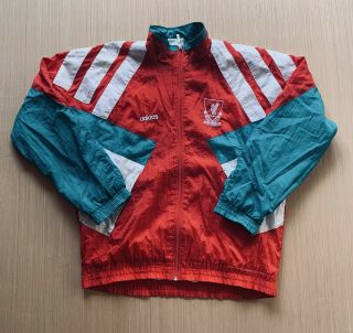 Vintage Rare Mens Liverpool Lfc Adidas Full Tracksuit Football 1991 - 1992 Medium