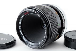 【rare [o] Lens 】 Canon Fd S.  S.  C.  50mm F/3.  5 Ssc Macro Mf Lens From Japan 1739