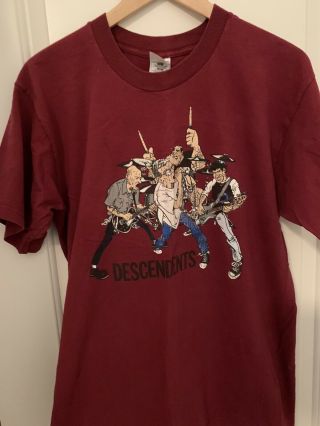 Rare Vintage Descendents Everything Sucks Tour Shirt - Large Punk Rock Band 90s
