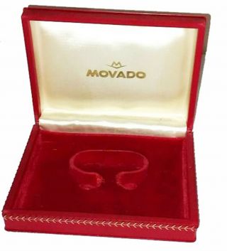 Vintage Rare Movado Box Case Watch For Chronograph M90 And M95 1960`