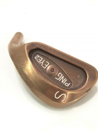 Rare 1992 Ping Eye 2,  Becu Red Dot (head Only) Sand Wedge Right Hand