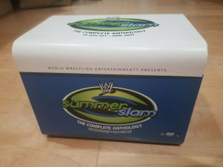 Wwe Wwf Summerslam Anthology Complete Dvd Box Set Rare