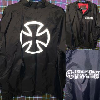 Rare 3m Independent Truck Company Reflective Snap Jacket Large Thrasher Supreme