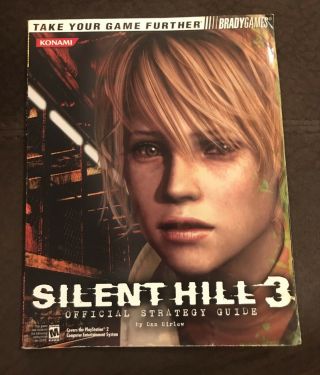 Brady Games Official Silent Hill 3 Strategy Guide Book Secrets Very Rare