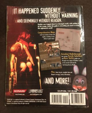 Brady Games Official Silent Hill 3 Strategy Guide Book Secrets VERY RARE 2