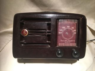 VTG Emerson Model 507 Antique Bakelite Tube Radio From 1946 Rare collectable 3