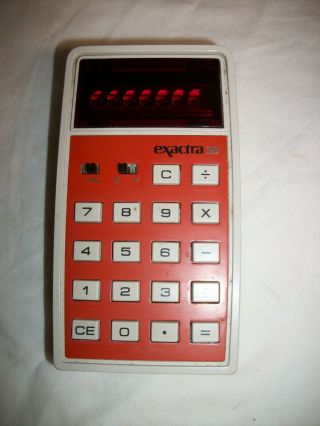 Vintage Rare Exactra 20 Calculator Texas Instruments Parts