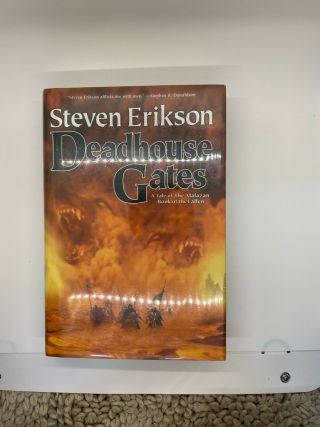 True Us First Edition Printing Deadhouse Gates Steven Erikson Malazan Rare Hcdj