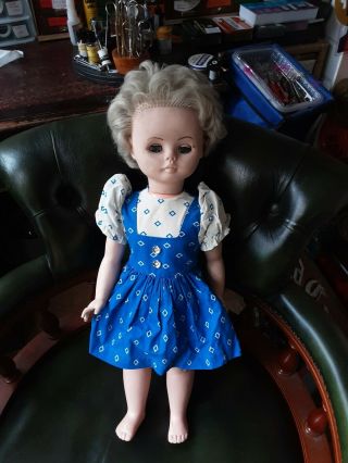 Vintage Mattel Rosebud 20 " Talking Doll Rare