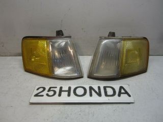 1990 - 1991 Honda Civic Wagon 4wd Stanley Factory Corner Lights Oem Ef Rare