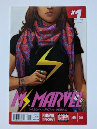 Rare Ms Marvel 1 (vol 3,  1st Printing) Ft.  1st Appearance Of Kamala Khan
