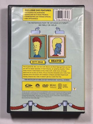 Beavis and Butt - Head History Of (DVD,  2002,  2 - Disc Set) VERY RARE MTV 2