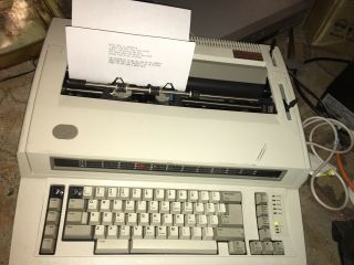 Ibm Lexmark Wheelwriter Personal 2 Typewriter Rare Vtg Look Office Pro Nr