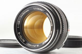 ♡rare M System [near Mint] Olympus G.  Zuiko Auto - S 50mm F/1.  4 Mf Lens From Japan