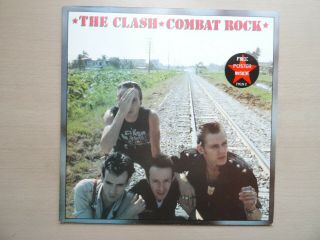 The Clash Rare " Combat Rock ",  Poster Flm2 Ex,  /ex,