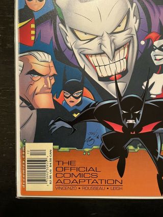 Batman Beyond Return Of The Joker Grade NEWSSTAND EDITION RARE 2