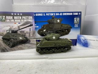 1/24 Franklin George Pattons M4 - A3 Sherman Tank Us Army Rare Part B11z048