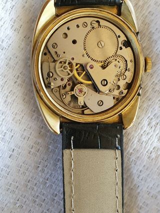 Rare Vintage Lanco Chronograph Watch.  Valjoux 7733.  Blue Dial.