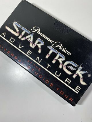 Star Trek Adventure At The Universal Studios Tour (vhs Video Tape) Rare 1993