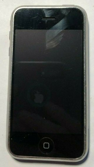 Apple Iphone Gen 1 Black (at&t) A1203 8gb Gsm Fast Ship Good Rare No Power