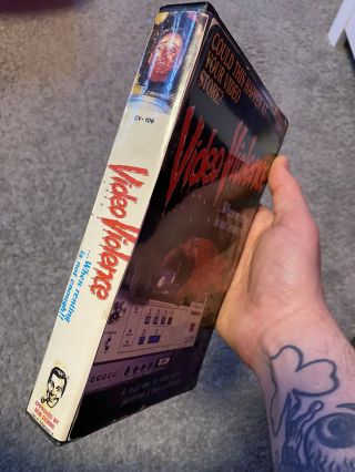 Video Violence Part VHS Horror 80 ' s Camp Video 1987 Cult Classic Rare 2