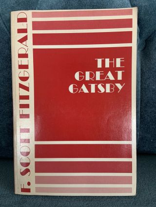F.  Scott Fitzgerald The Great Gatsby Rare Vintage Pb 1953 Scribner Contemp