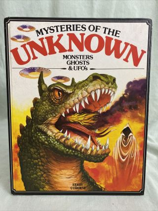 Usborne World Mysteries Of The Unknown Monsters Ghosts Ufos 1979 Rare Oop - Vgc