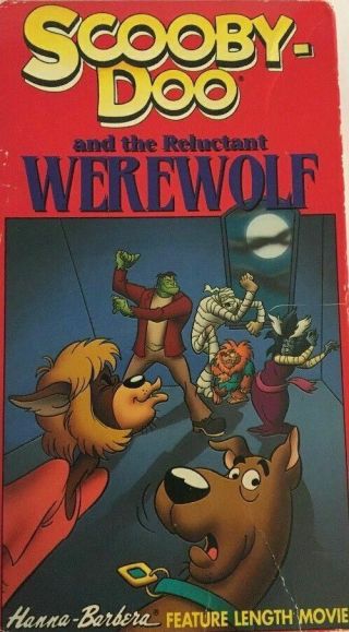 Scooby Doo And The Reluctant Werewolf - Very Rare Hanna Barbera Vhs Vintage Ship24