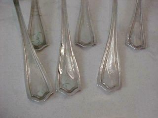 6 RARE WATROUS INTERNATIONAL STERLING SILVER GOVERNOR BRADFORD SOUP GUMBO SPOONS 3