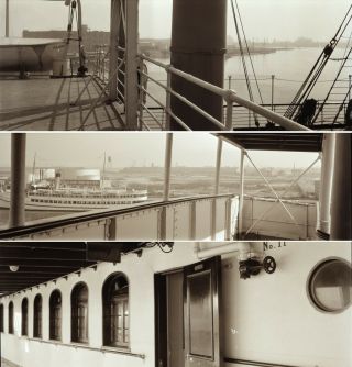 10 Rare 1920s 8x10 Photo Negs Old Ship In Los Angeles Harbor Julian Petroleum