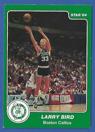 1983 - 84 Star Basketball 26 Larry Bird Boston Celtics - Short Print Sp - Rare