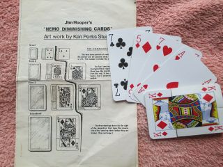 Vintage Ken Brooke Card Magic Trick - Jim Hooper 