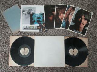 Beatles Vintage Rare 1968 Us " White Album " Numbered Issue Rare Jax Pressing